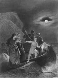 Escape of Gerald FitzGerald, 11th Earl of Kildare, from Ireland, 1539